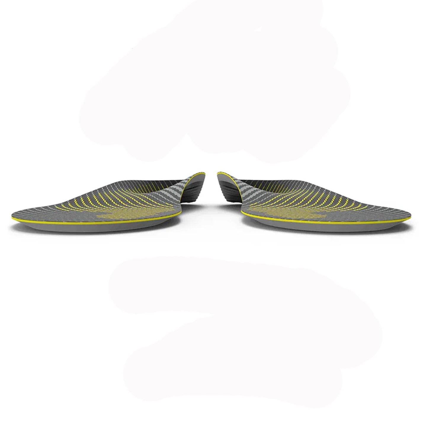 Runner Orthotic Insole Run High Arch Foam Women 12.5 to 14 / Men 11.5 to 13 Citron