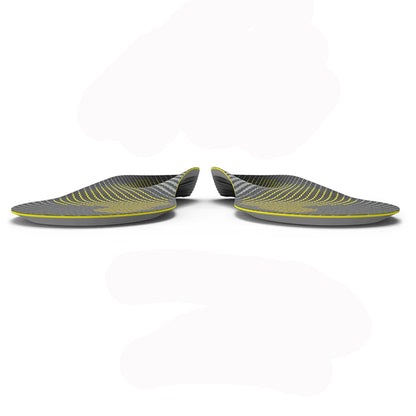 Runner Orthotic Insole Run High Arch Foam Women 12.5 to 14 / Men 11.5 to 13 Citron