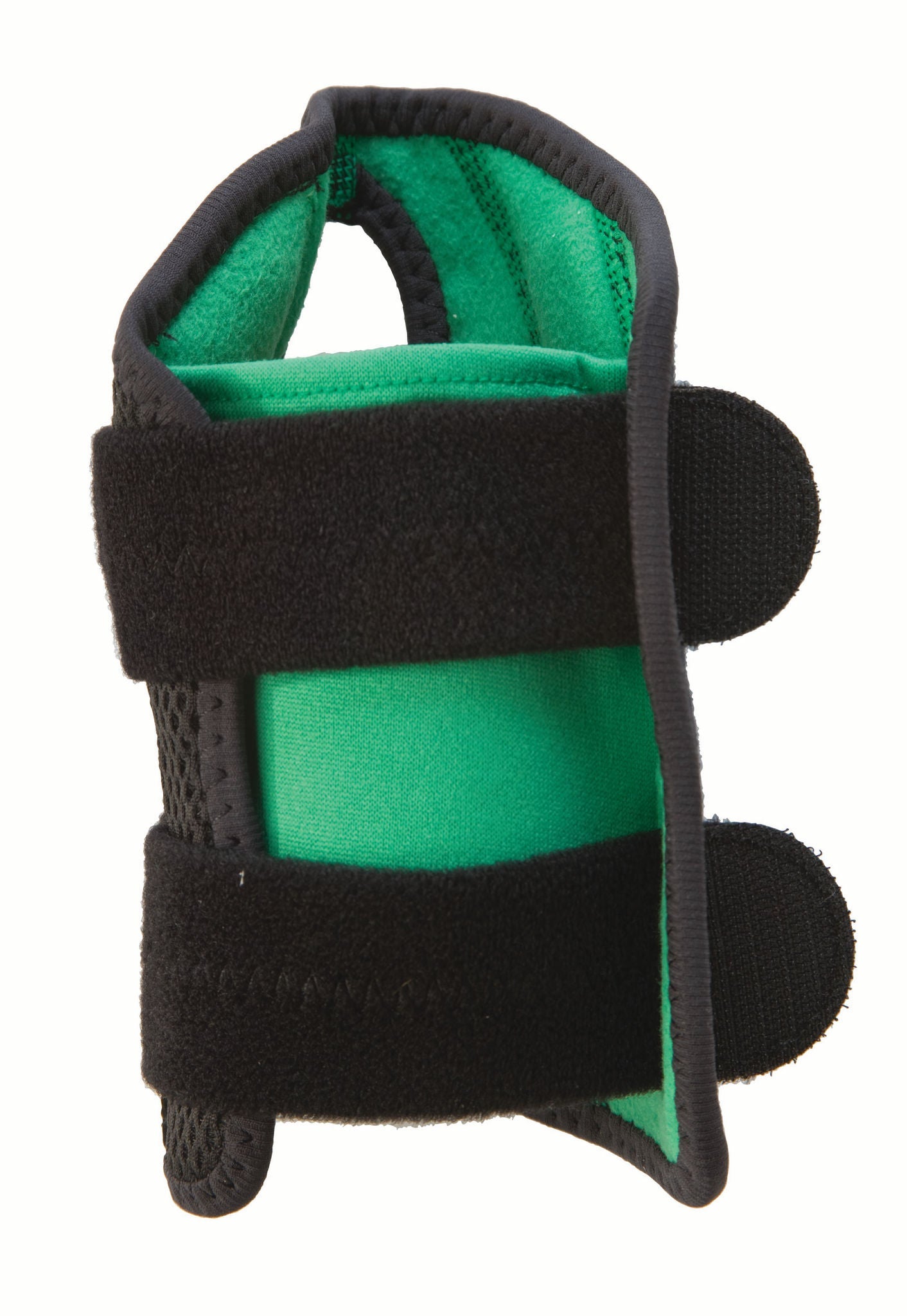 Mueller Green Wrist Brace Plastic / Spandex Right Hand Black