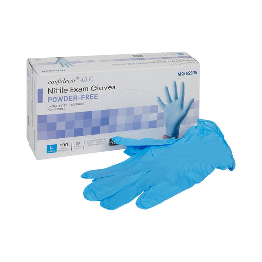 McKesson Confiderm® 4.5C Nitrile Exam Gloves, Blue