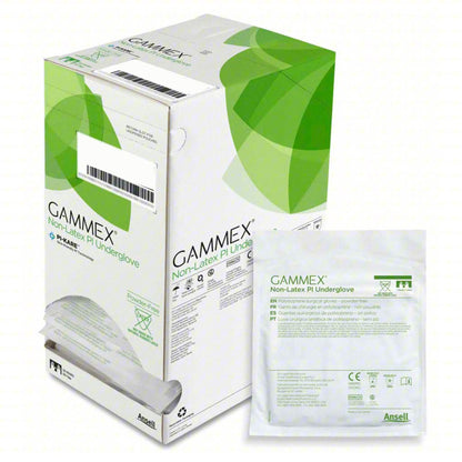 Sterile GAMMEX® Non-Latex PI Underglove Polyisoprene Surgical Gloves, Green - view 6