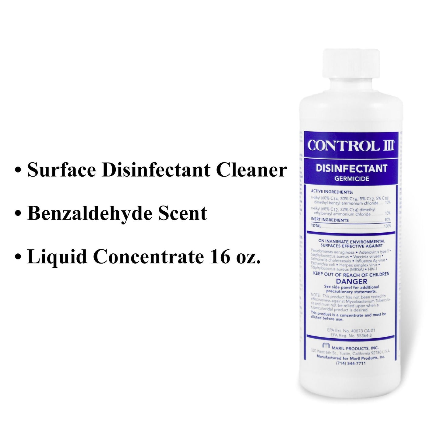 Control III® Surface Disinfectant Germicide Cleaner