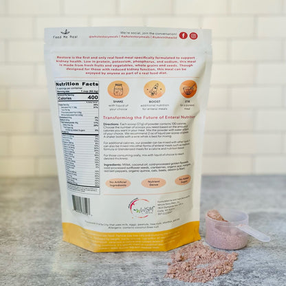 Restore Renal Support Oral Supplement Unflavored Powder Pouch