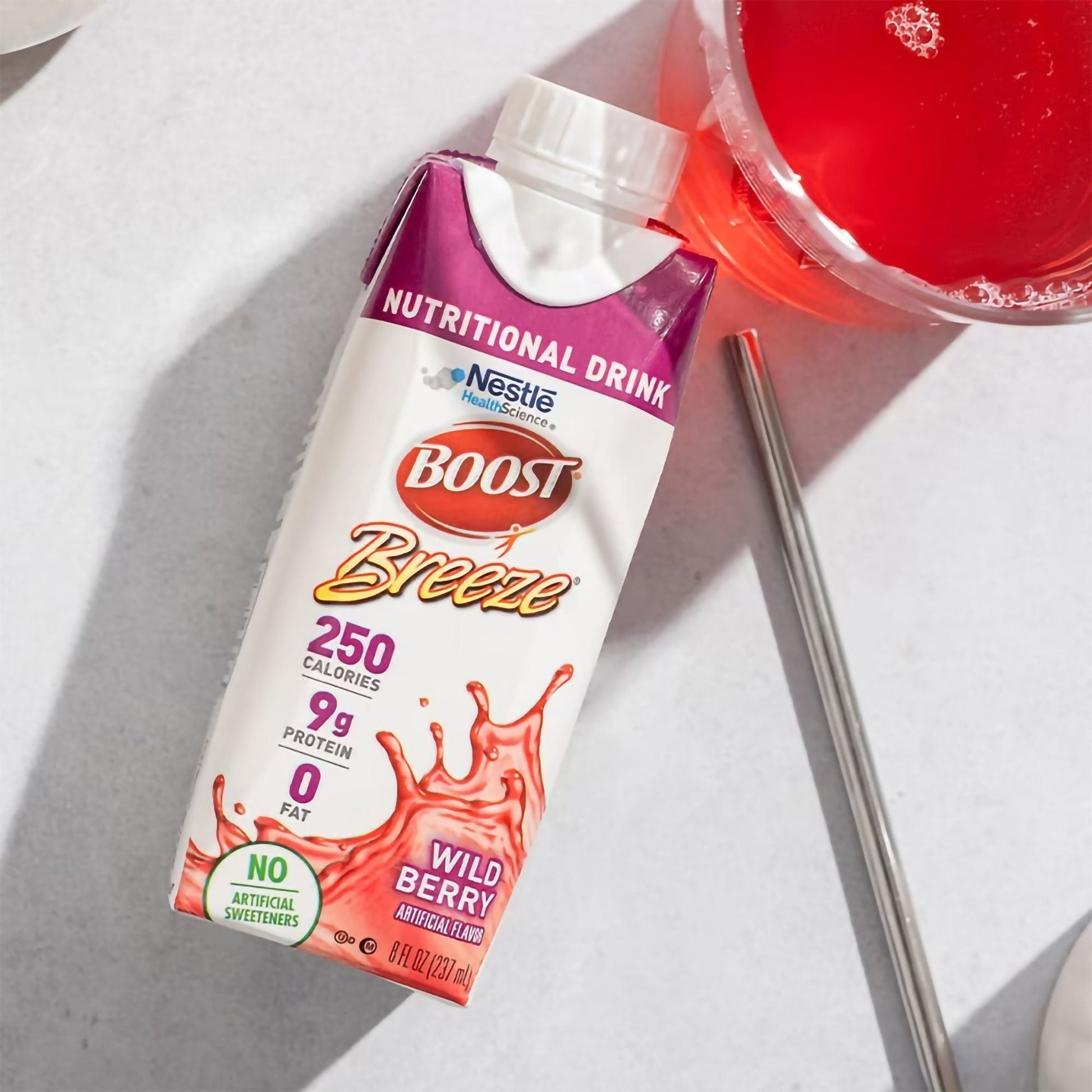 Boost Breeze® Variety (Orange, Wild Berry) Nutritional Drink, carton