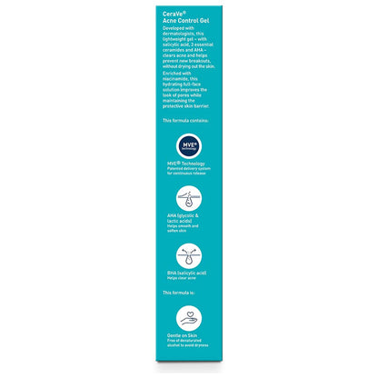 CeraVe® 2% Salicylic Acid Acne Control Gel, Tube