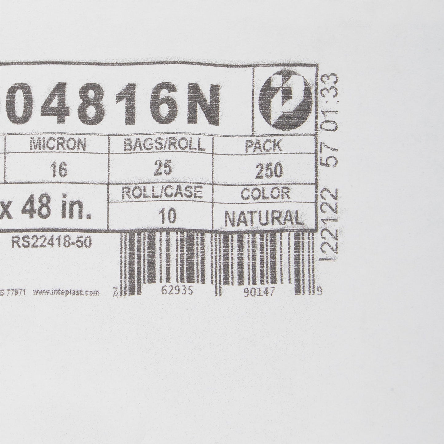 McKesson Extra Heavy Duty Trash Bag, Clear, Capacity