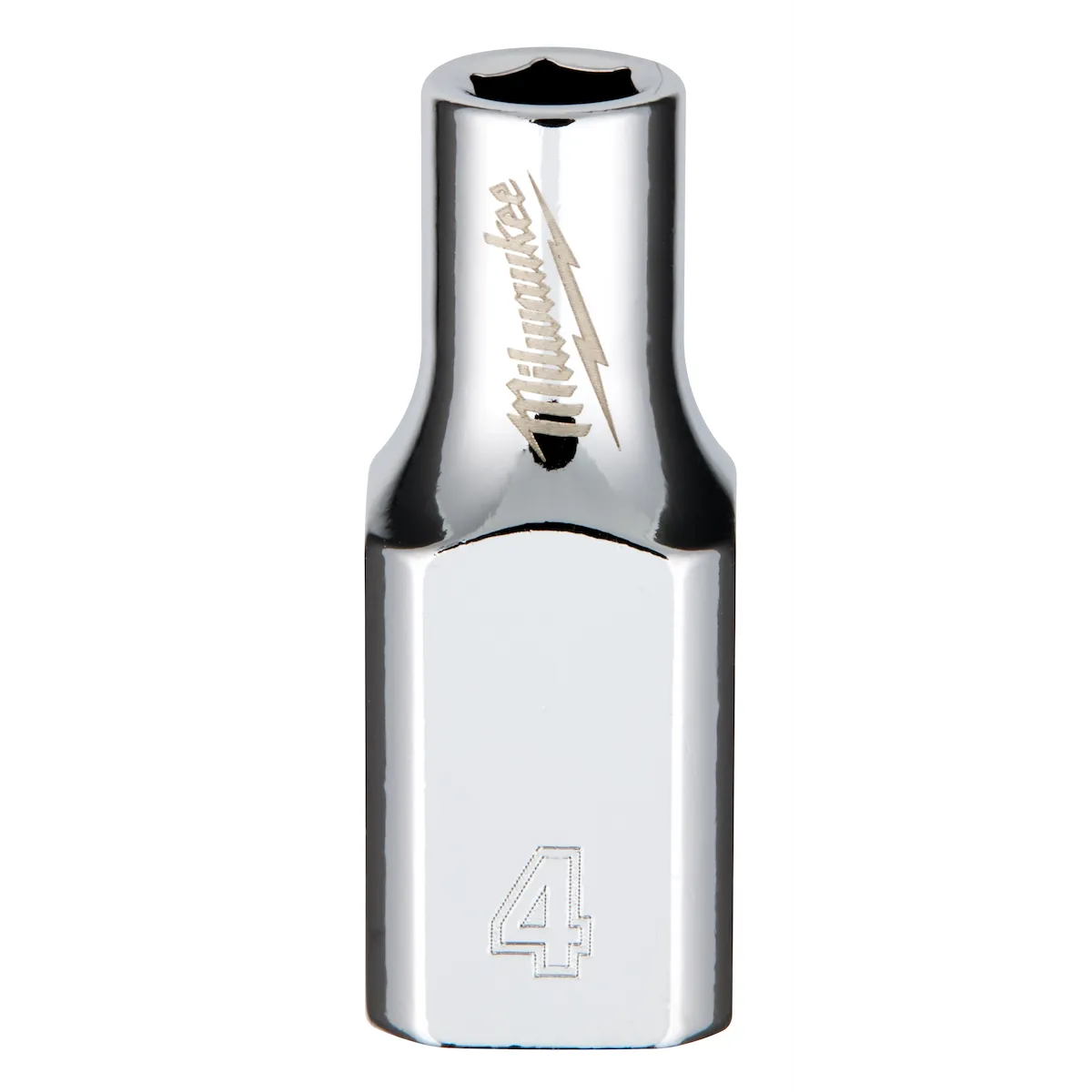 Milwaukee 1/4" Drive 4mm Socket 45-34-4000 | 1/4 in Drive, Chrome Vanadium Steel