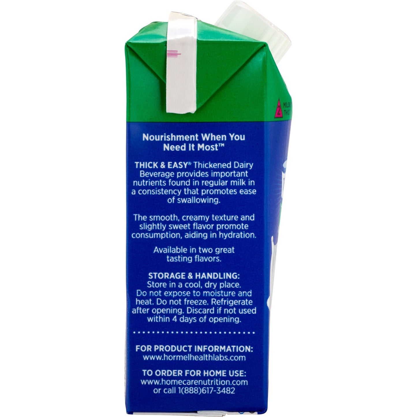 Thick & Easy® Dairy Nectar Consistency Milk Thickened Beverage, Carton