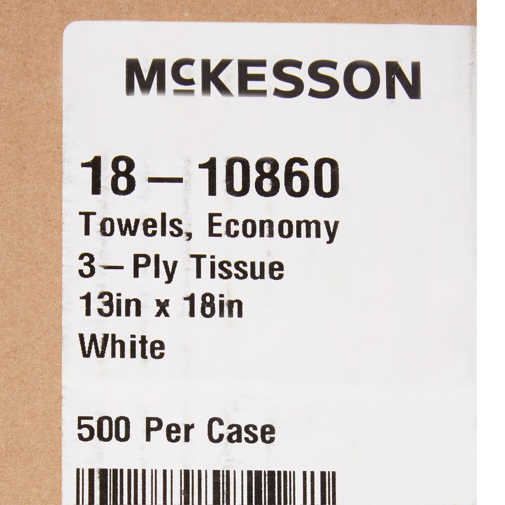 McKesson Nonsterile White Procedure Towels