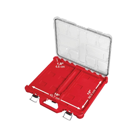 Milwaukee PACKOUT Low-Profile Organizer 48-22-8431 | 10-Piece, Polypropylene