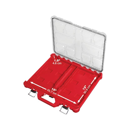 Milwaukee PACKOUT Low-Profile Organizer 48-22-8431 | 10-Piece, Polypropylene
