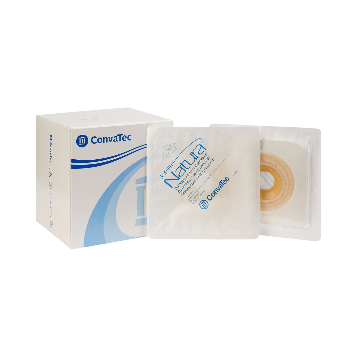 Sur-Fit Natura® Two-Piece Durahesive® Skin Barrier, Pre-cut to fit Stomas