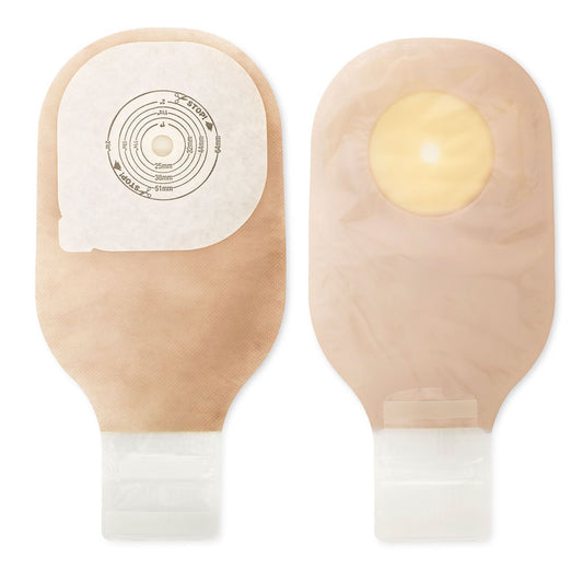 Premier™ One-Piece Transparent Filtered Ostomy Pouch, Cut to fit 75 x