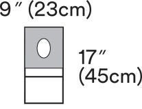 3M Steri-Drape Surgical Drape Aperture Drape 9-1/4 W X Inch