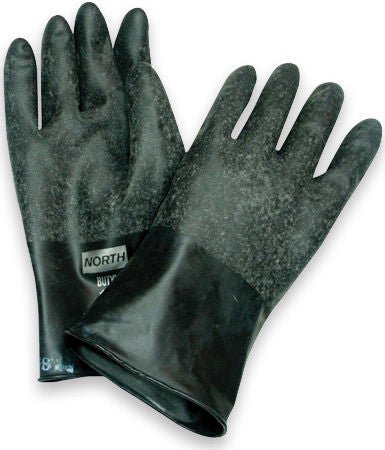 North™ Butyl Rubber Utility Gloves, Black