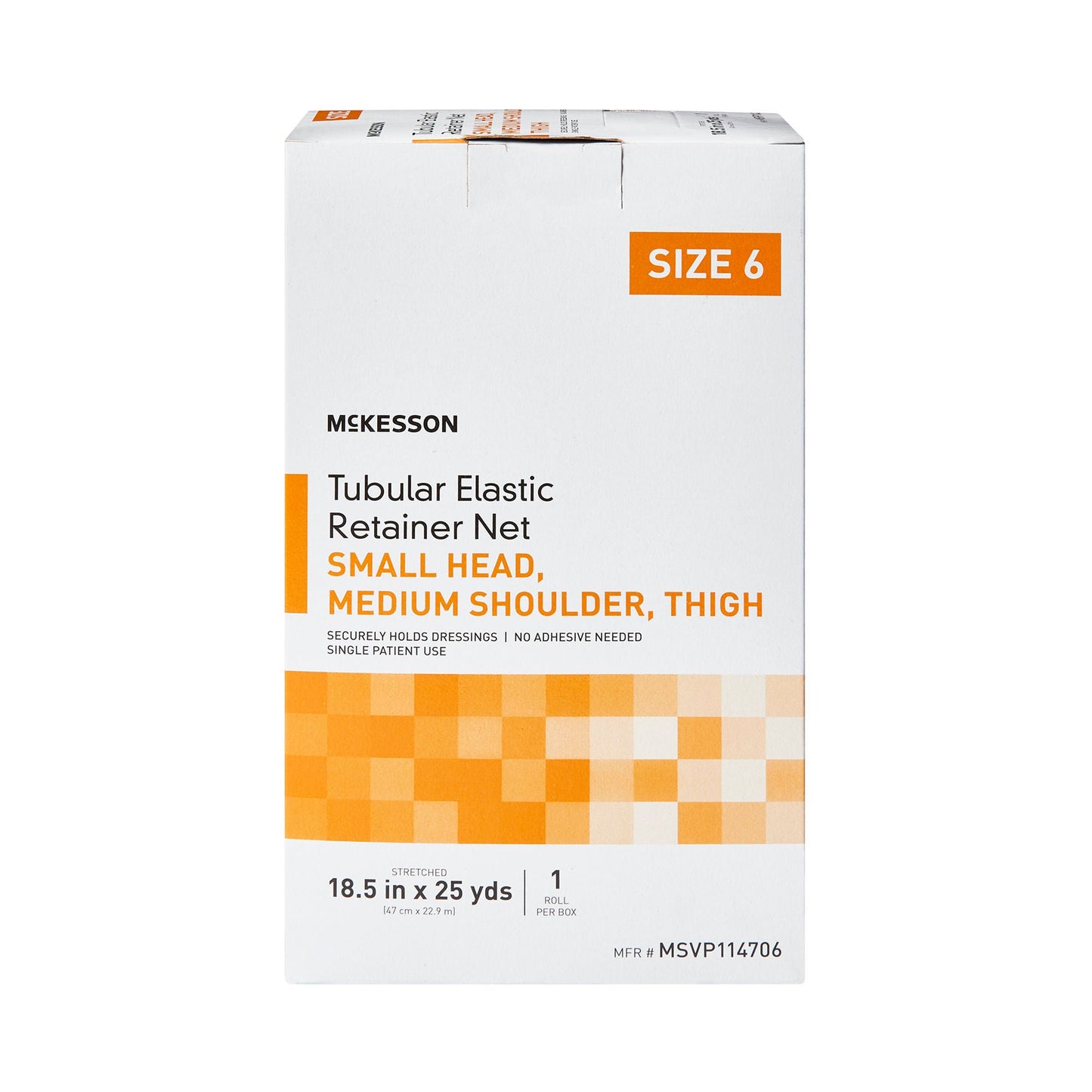 McKesson Tubular Bandage, Small Head, Medium Shoulder, Thigh, 18.5" x
