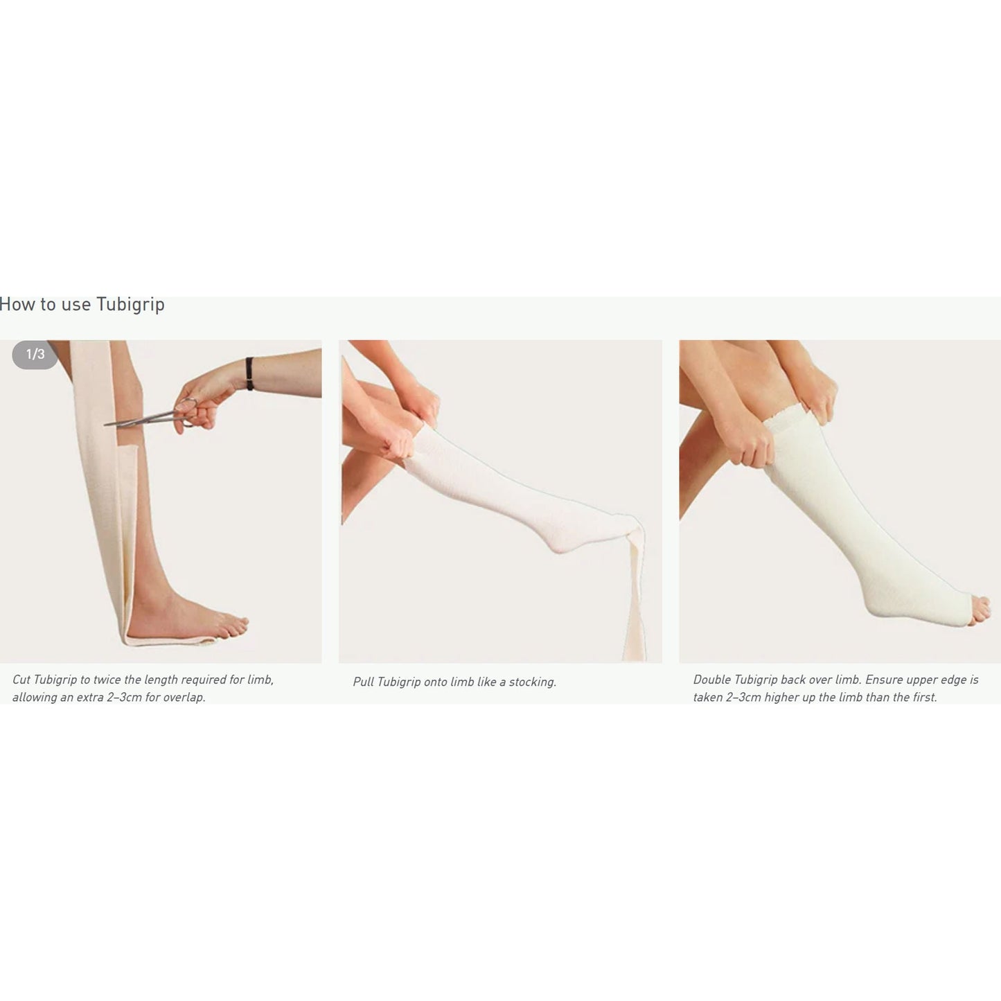 Tubigrip® Pull On Elastic Tubular Support Bandage, Size J