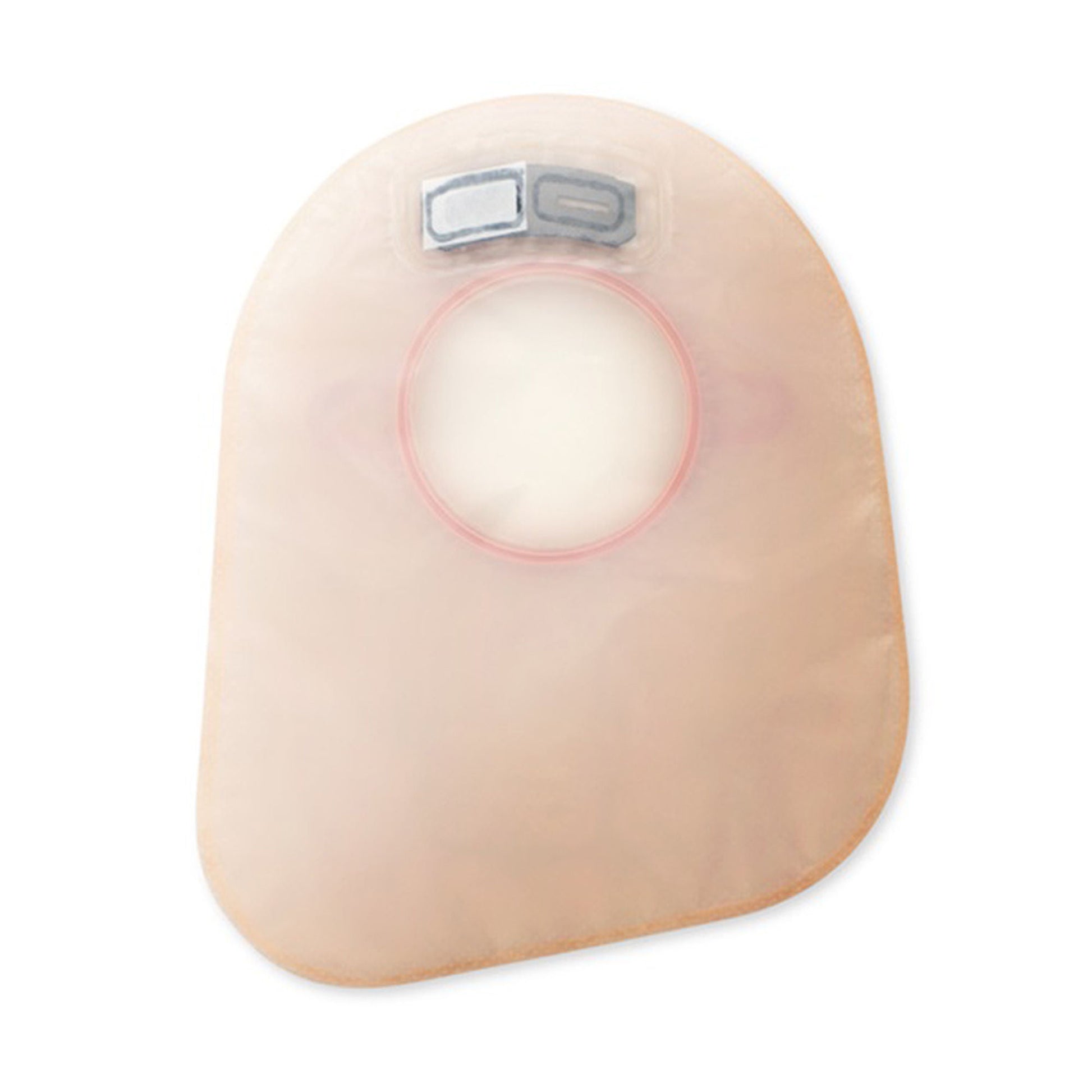New Image™ 18392 Two-Piece Beige Ostomy Pouch, Pre-cut to Fit Stoma, Green
