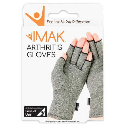 IMAK® Compression Cotton Compression Gloves, Gray