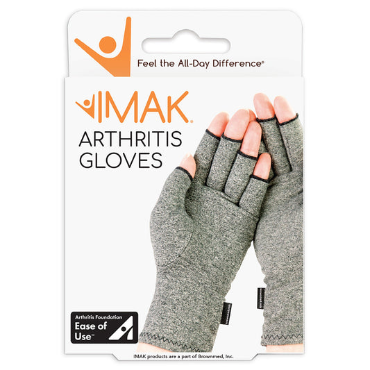 IMAK® Compression Cotton Compression Gloves, Gray