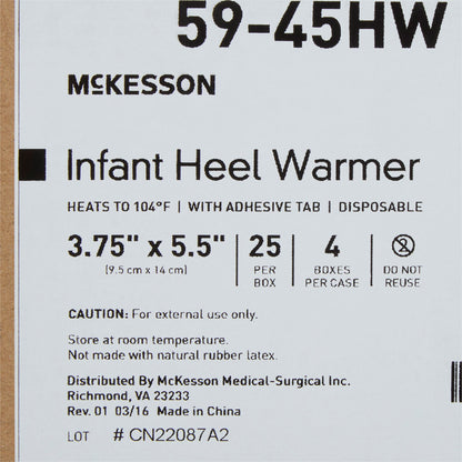 McKesson Infant Heel Warmer