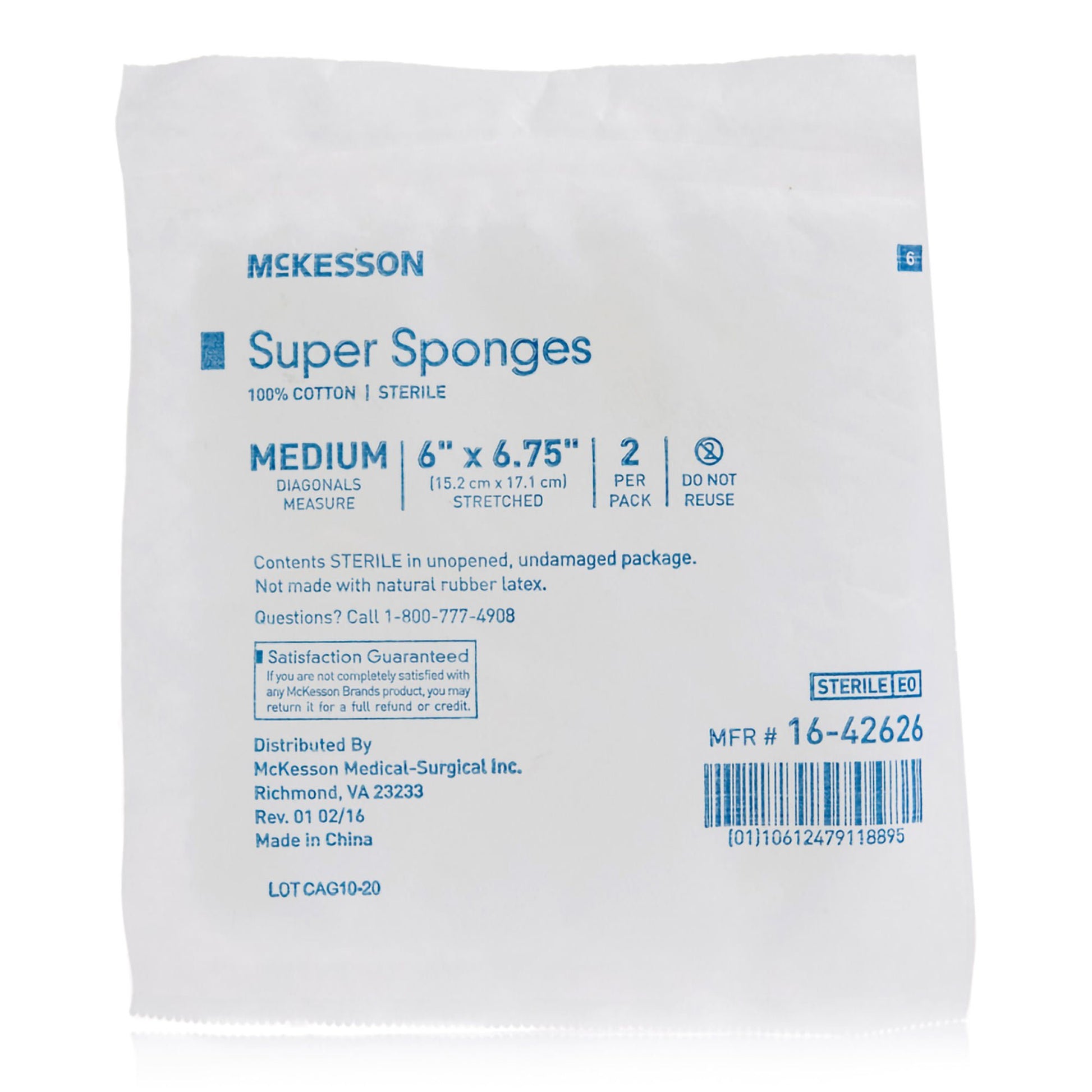 McKesson Sterile Fluff Dressing
