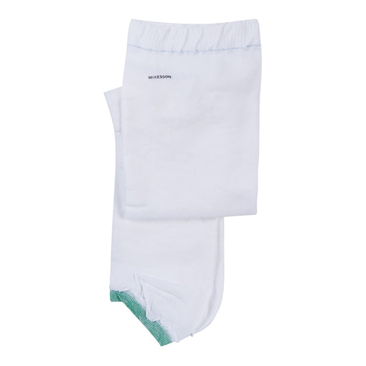 McKesson White Knee-High Anti-Embolism Stocking, Small / Long, 20 – 30 mmHg