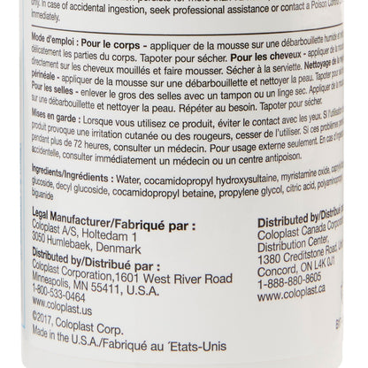 Bedside-Care® Foam Cleanser, Unscented, Shampoo and Body Wash, bottle