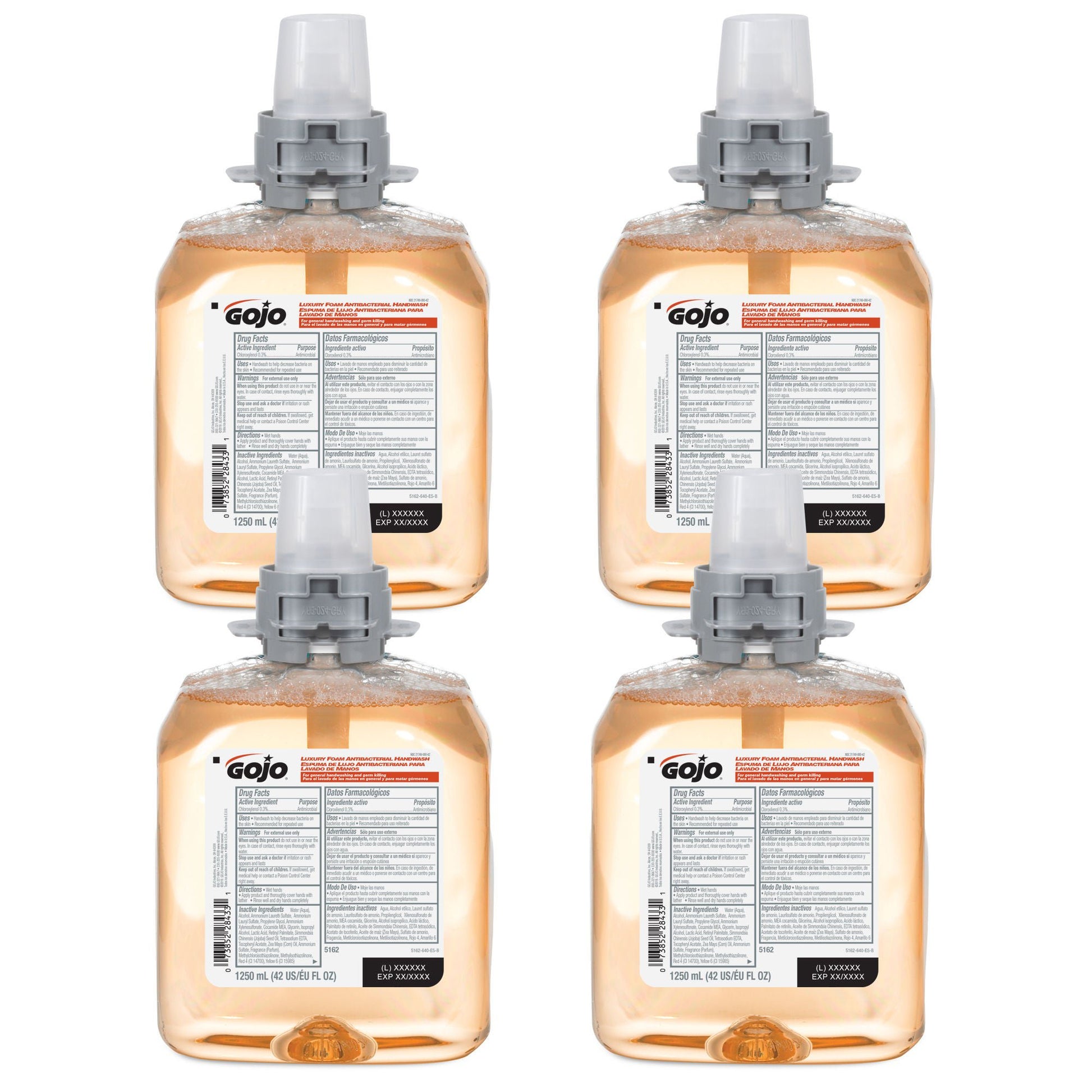 Gojo® Luxury Foam Antibacterial Handwash, Refill Bottle