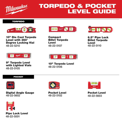Milwaukee 10" Torpedo Level 48-22-5106