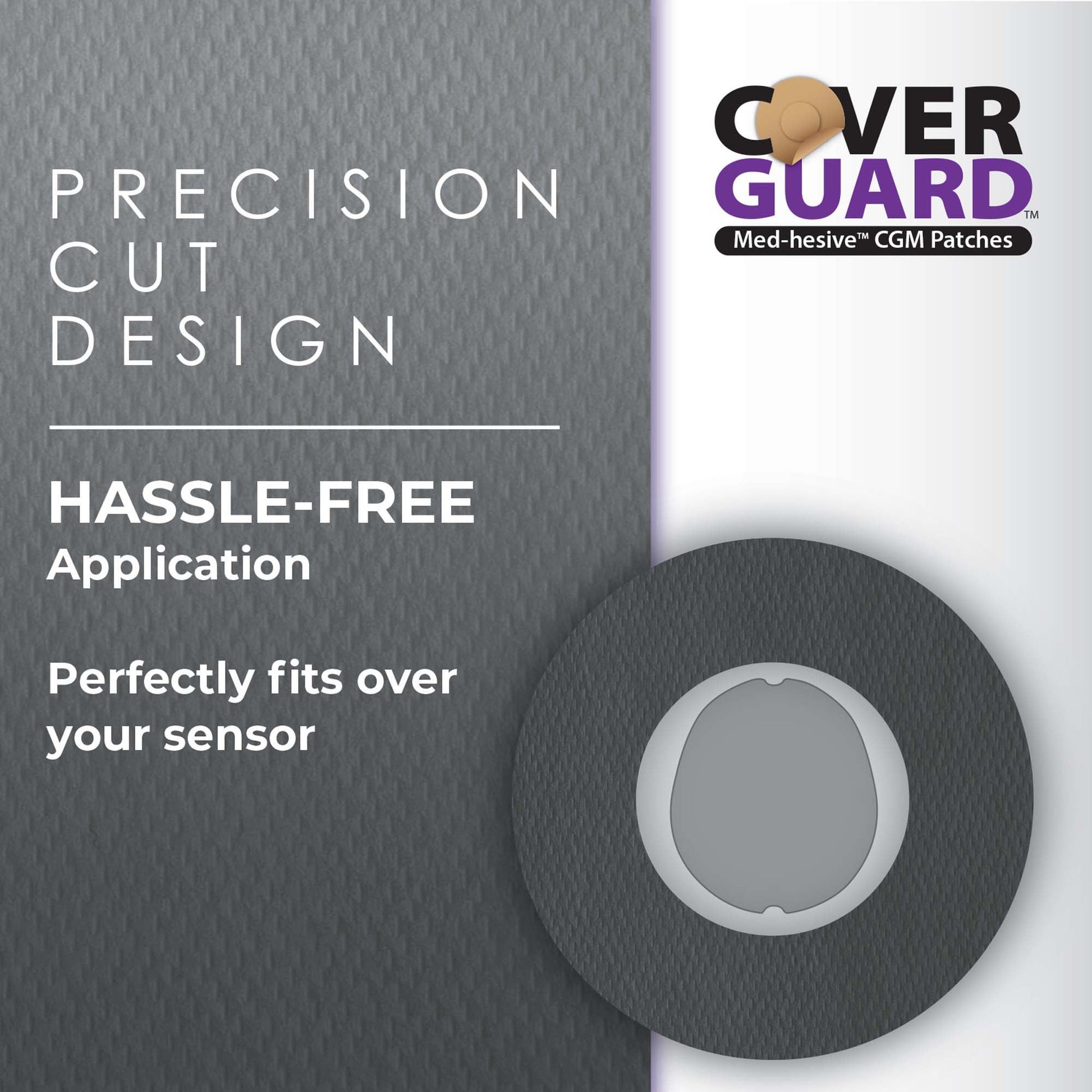 Cover Guard Sensor Overpatch Black For Dexcom G7
