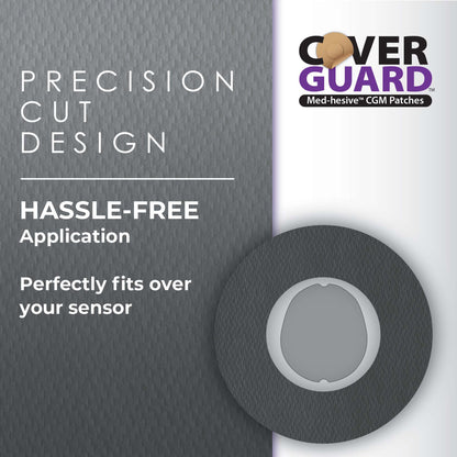 Cover Guard Sensor Overpatch Black For Dexcom G7