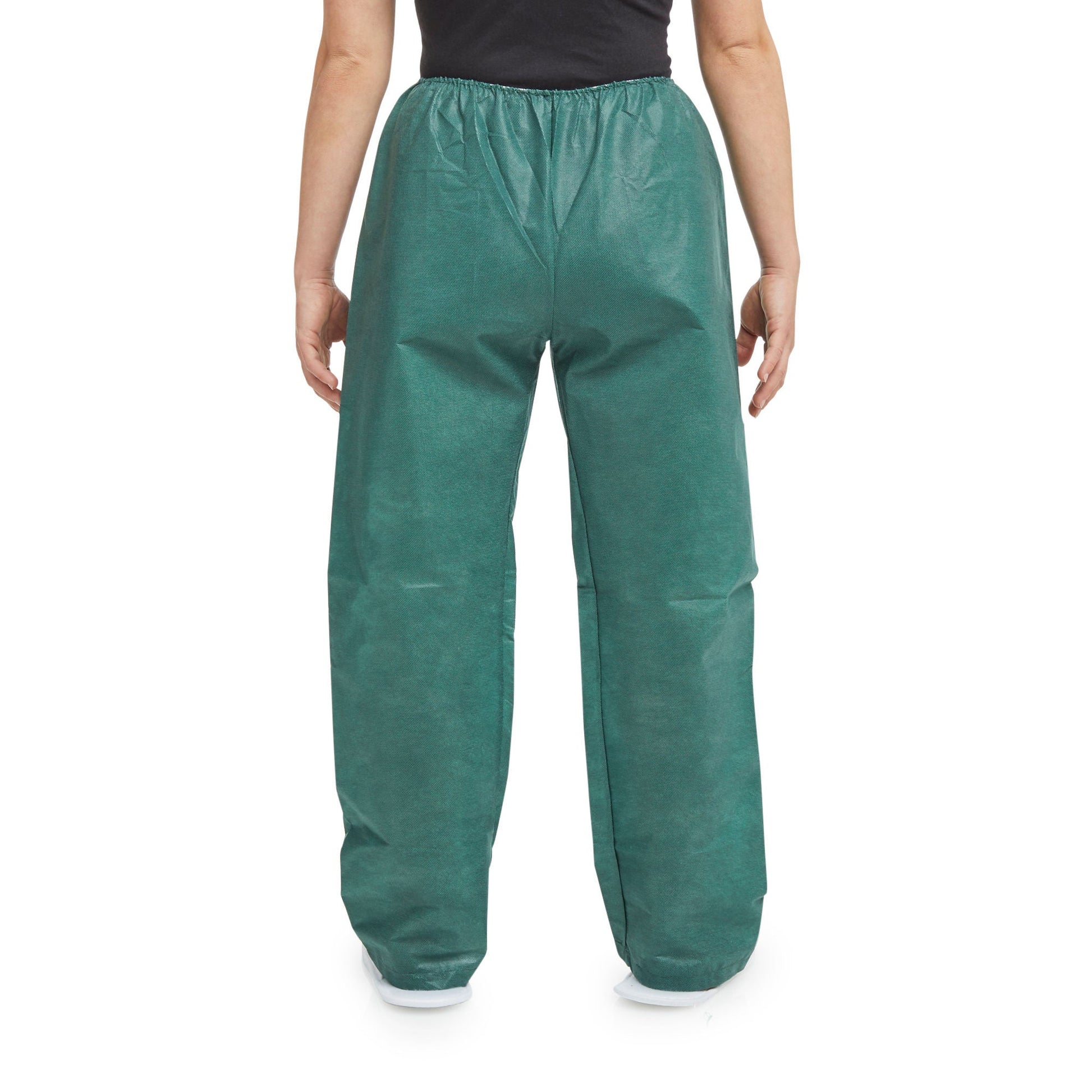 Disposable Scrub Pants, Dark Green, Small