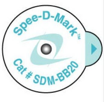Spee-D-Mark Radiology Skin Marker Circle Nipple
