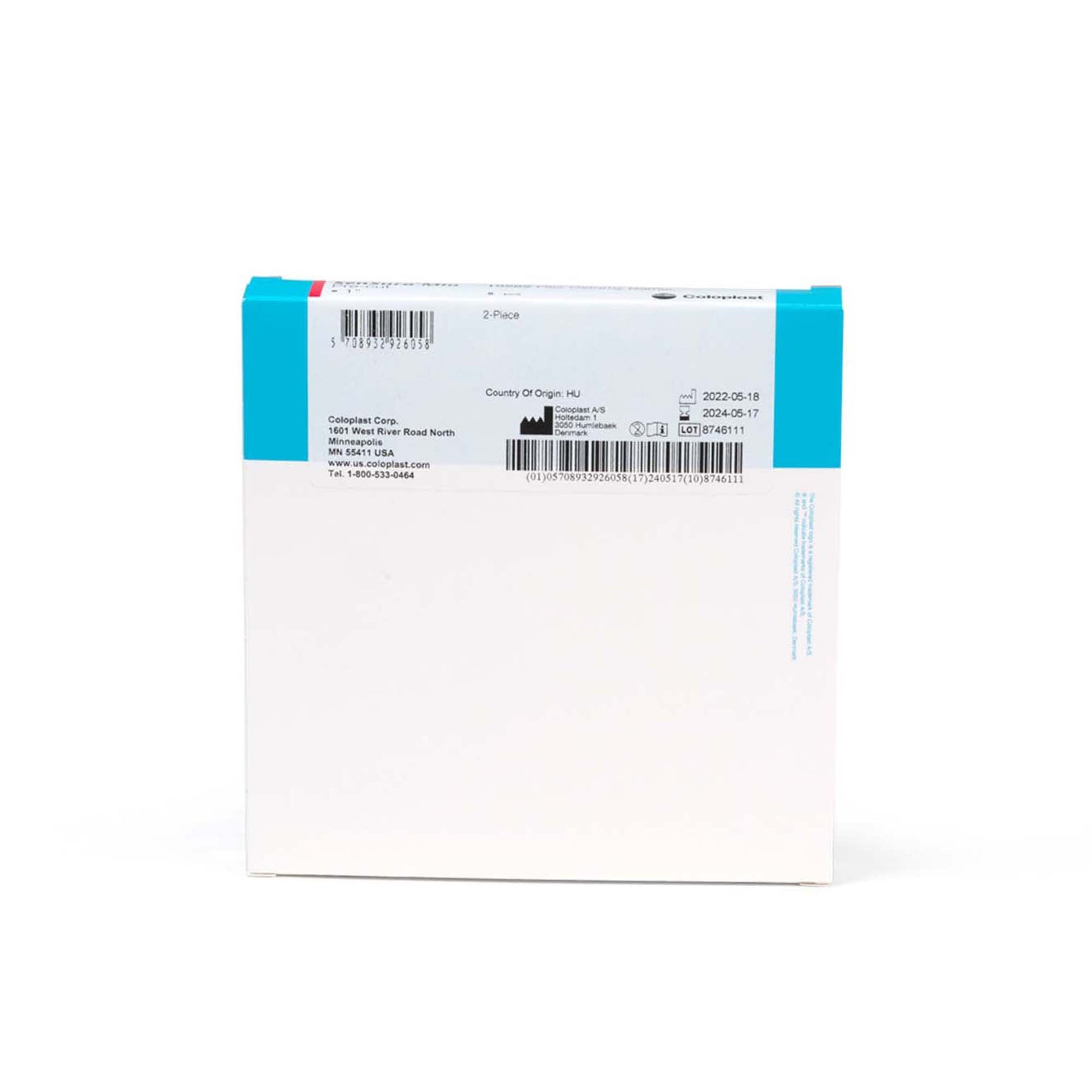 SenSura® Mio Flex Ostomy Barrier, Stoma Opening, Red Color Match