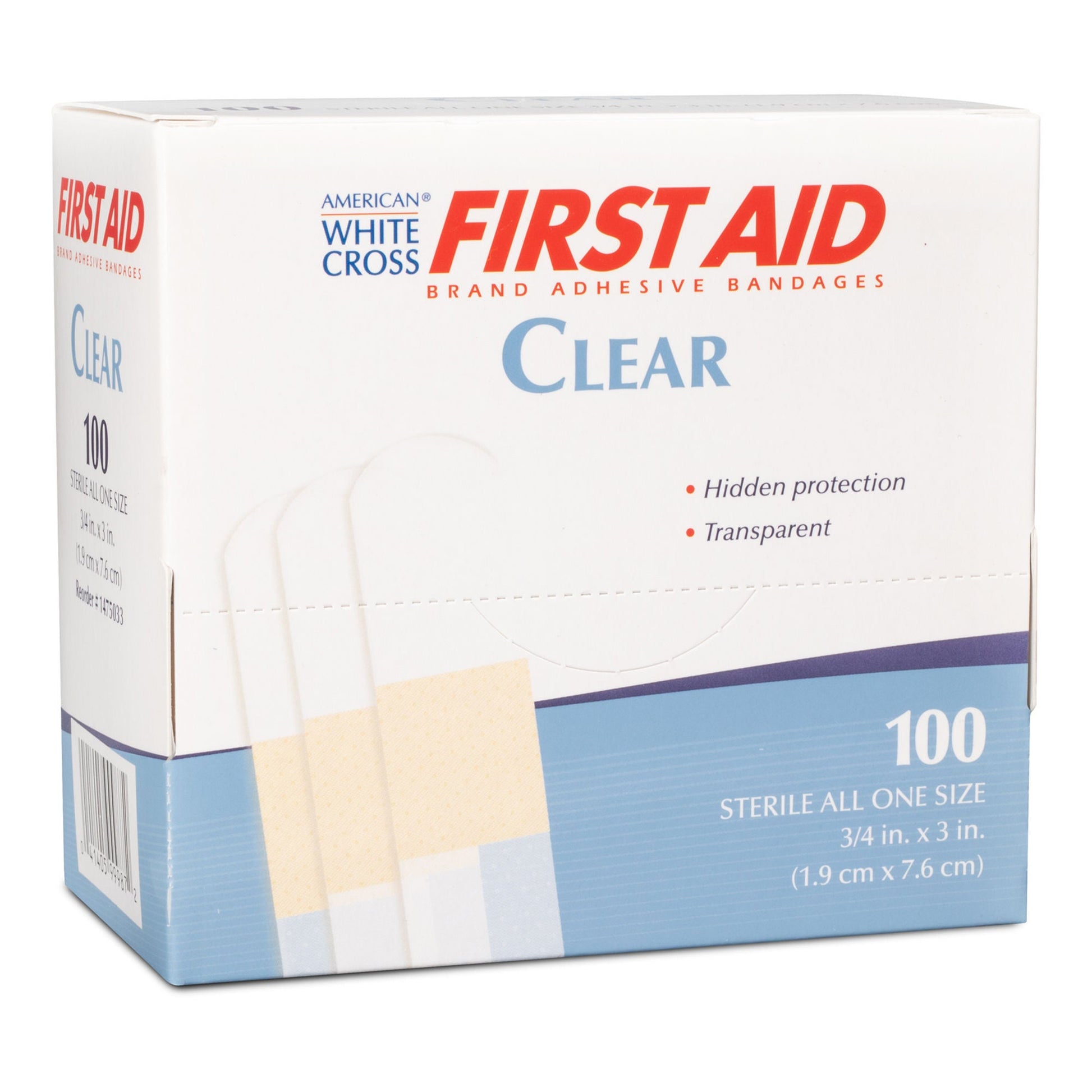 American® White Cross First Aid® Clear Adhesive Strip
