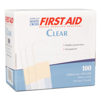 American® White Cross First Aid® Clear Adhesive Strip