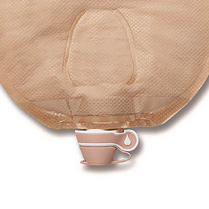 CeraPlus™ Soft Convex 1-Piece Ultra Clear Urostomy Pouch, Cut to fit up to