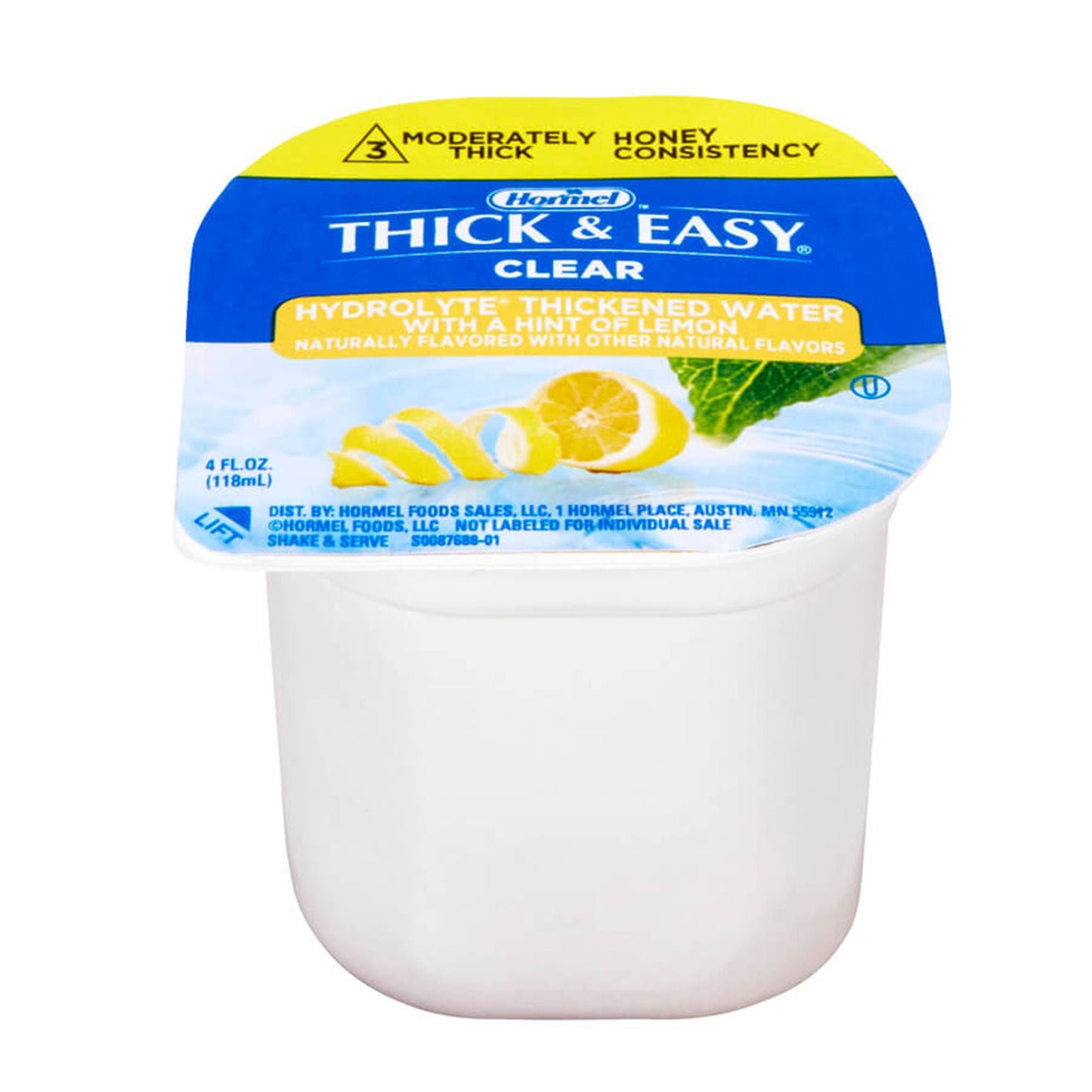 Thick & Easy® Hydrolyte® Honey Consistency Lemon Thickened Water, Cup