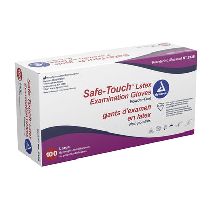 Safe-Touch™ Latex Exam Gloves, Ivory - view 3