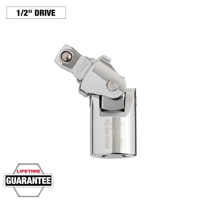 Milwaukee 1/2" Drive Universal Joint 42-04-9104 | 1/2 in Drive, Chrome Vanadium Steel