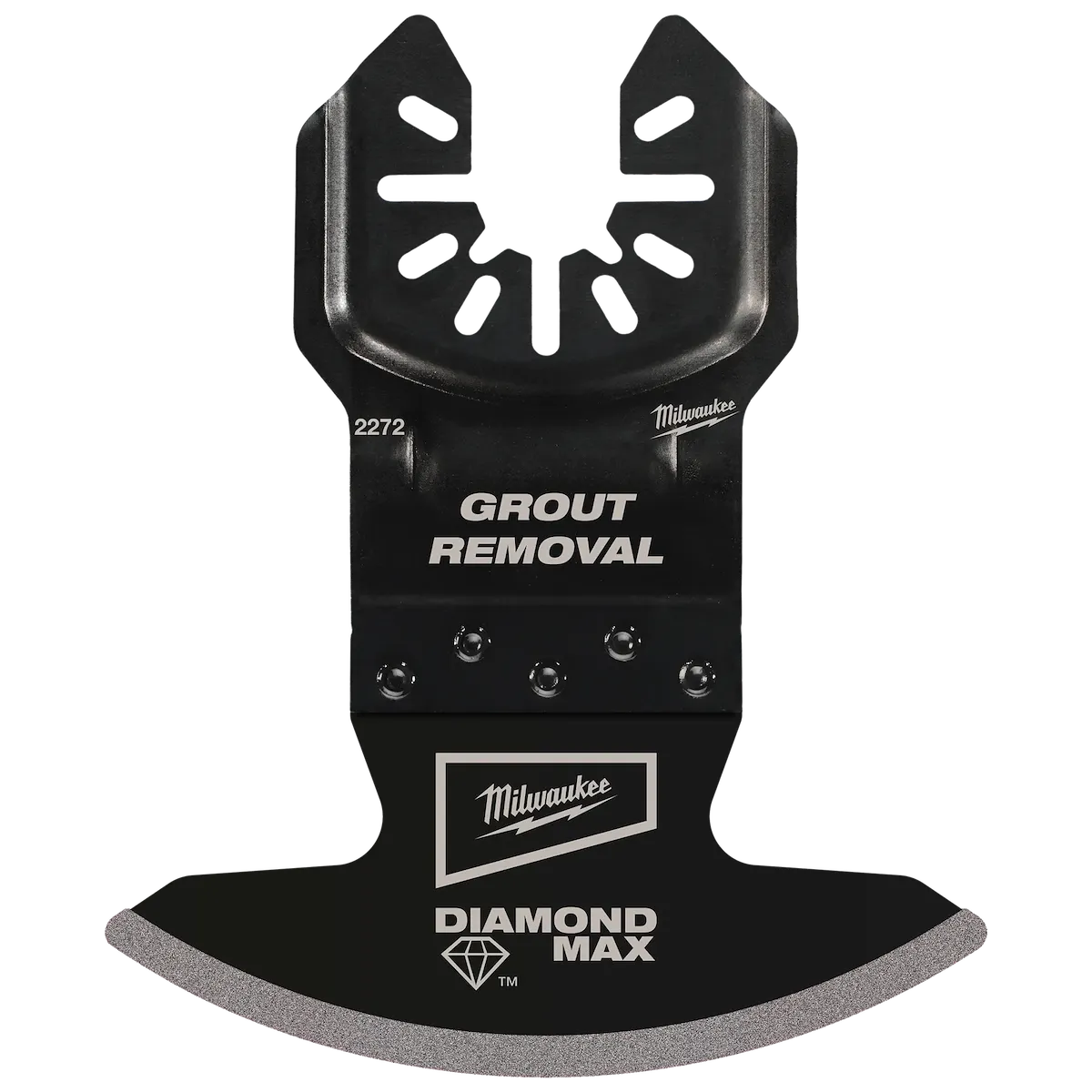 Milwaukee DIAMOND MAX Diamond Grit Grout Removal Universal Fit Oscillating Multi-Tool Blade (1 PK) 49-25-2275