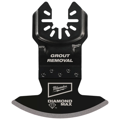 Milwaukee DIAMOND MAX Diamond Grit Grout Removal Universal Fit Oscillating Multi-Tool Blade (1 PK) 49-25-2275