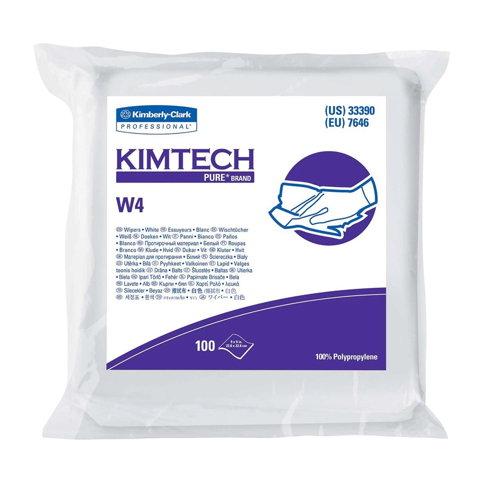 Kimtech™ Pure W4 Cleanroom Wipe, 100