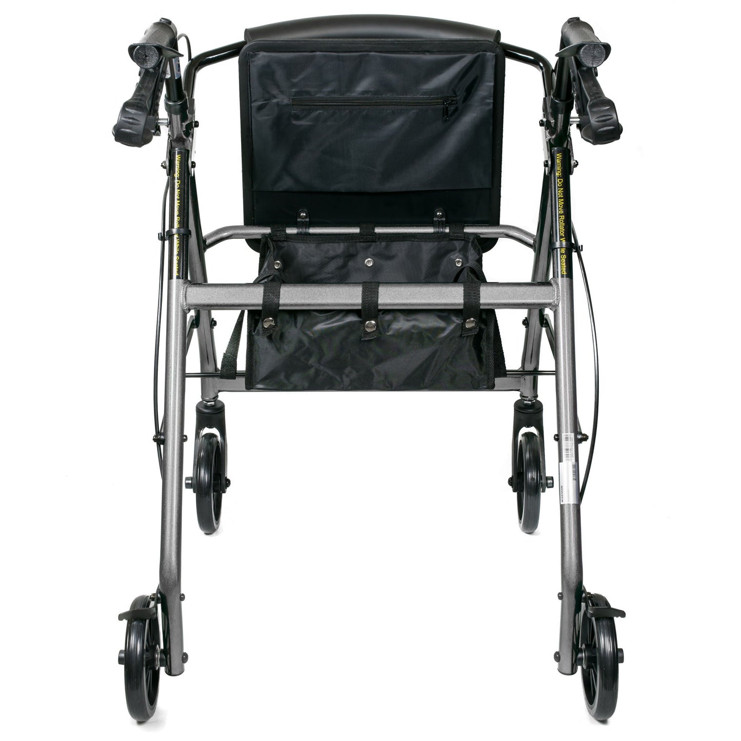 McKesson Folding Aluminum Four-Wheel Rollator, Silver