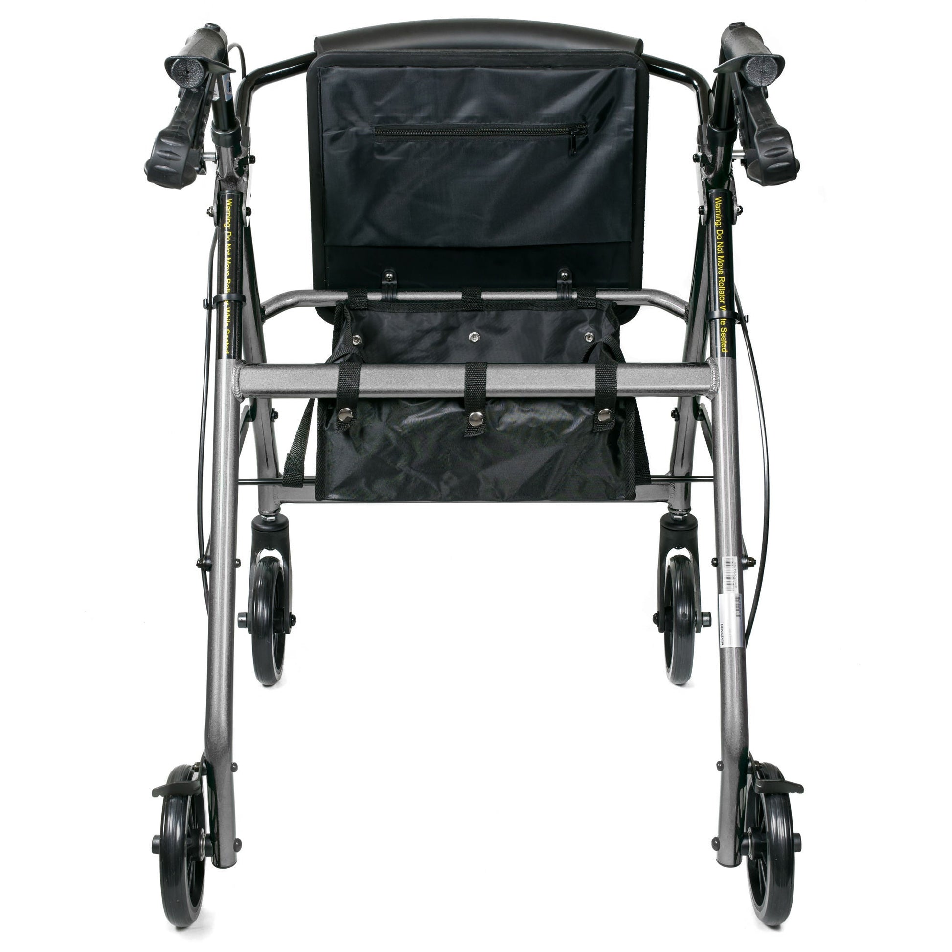McKesson Folding Aluminum Four-Wheel Rollator, Silver