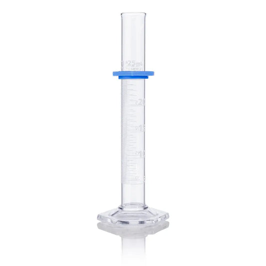 Globe Scientific Cylinder, Graduated, Globe Glass, 25mL, Class A, To Deliver (TD), Dual Grads, ASTM E1272, 1/Box 8300025 Laboratory Equipment