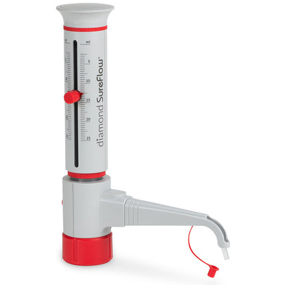 GBTD-25 - Globe Scientific Diamond SureFlow Standard Bottle Top Dispenser 2.5 – 25 mL