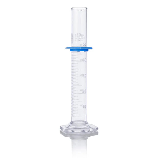 Globe Scientific Cylinder, Graduated, Globe Glass, 50mL, Class A, To Deliver (TD), Dual Grads, ASTM E1272, 1/Box 8300050 Laboratory Equipment