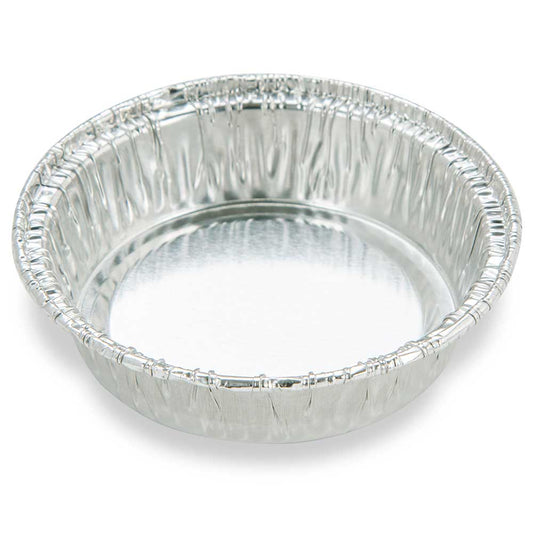 Globe Scientific Aluminum Weigh Dish, 51Mm Od, Crimped Side And Curled Lip 20 mL